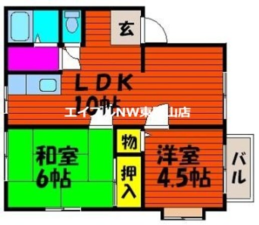 瑞穂の里　A棟の物件間取画像